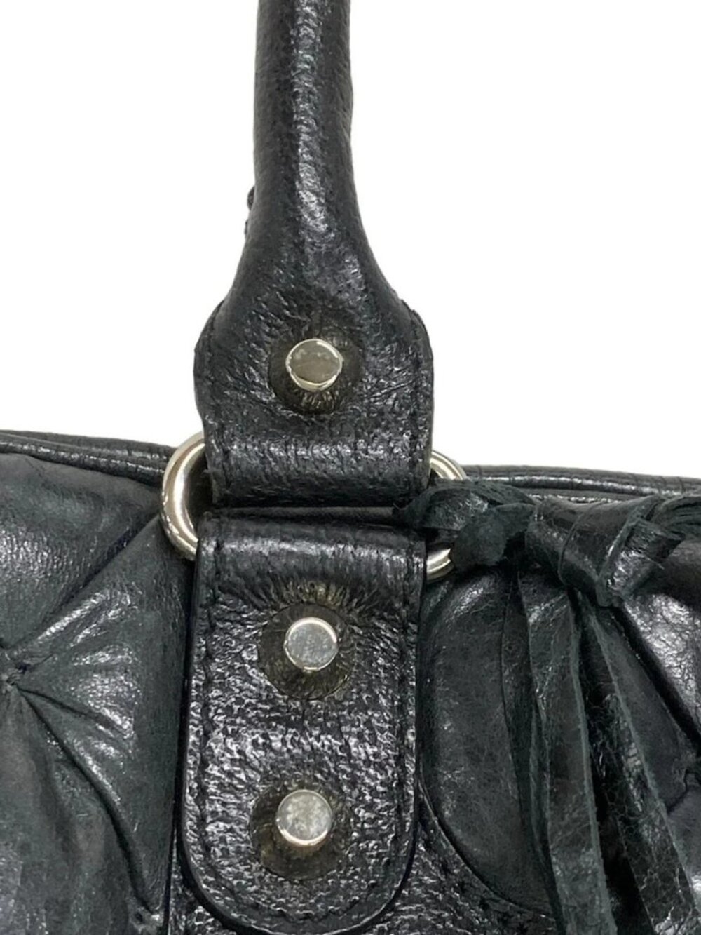 BALENCIAGA The Matelasse 168031 Black Leather Handbag - Picture 13 of 15